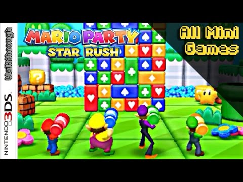 Mario Party Star Rush All Minigames